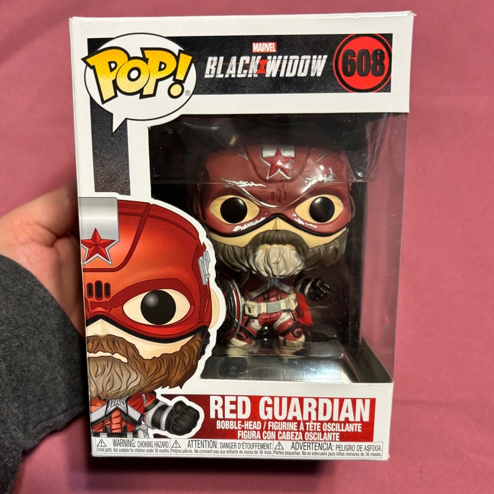 Funko Pop bobble head- Marvel- Red Guardian from Black widow 608